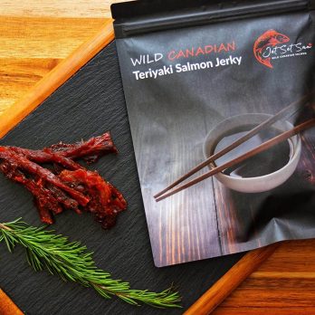 Wild Canadian Salmon Jerky Original Teriyaki